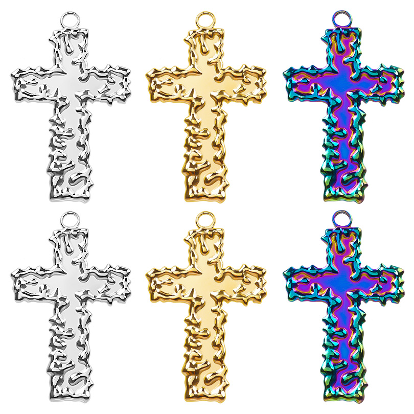 Jewelry Making For Seniors - 7pcs/Lot Cross Senior Fashion Pendant Colour