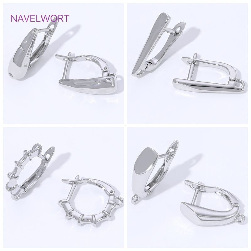 Jewelry Making Set - 18K Gold Plated Smooth Earring Hooks