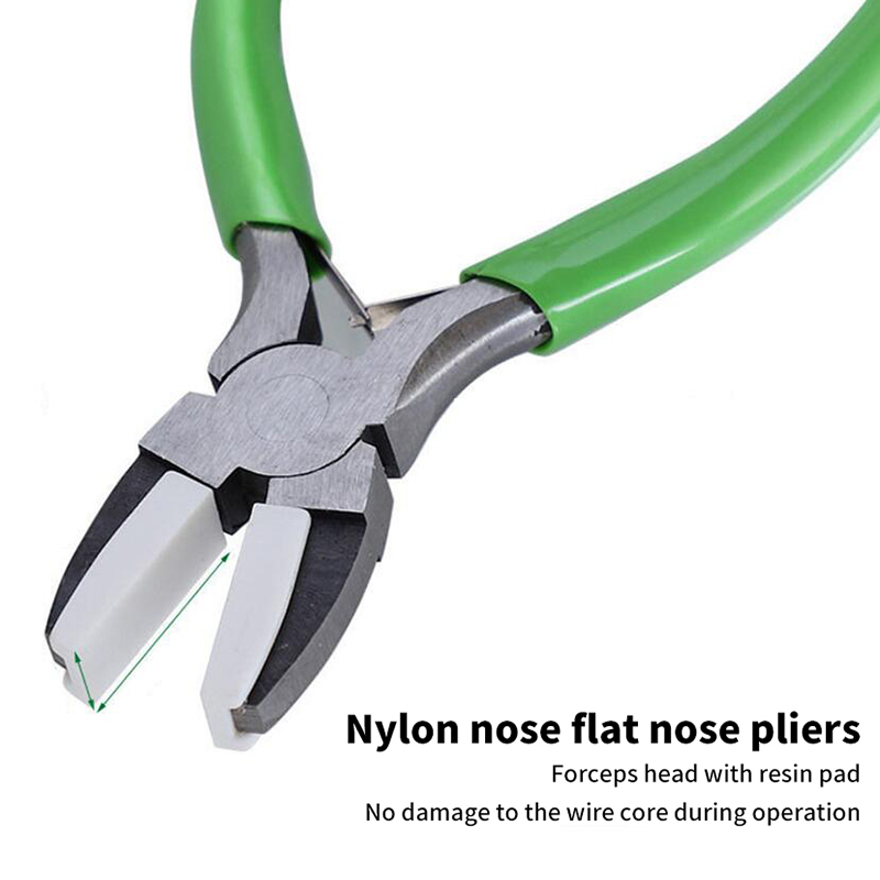 Jewelry Making Round Nose Pliers - ❤️ Green Flat Nose Pliers Black
