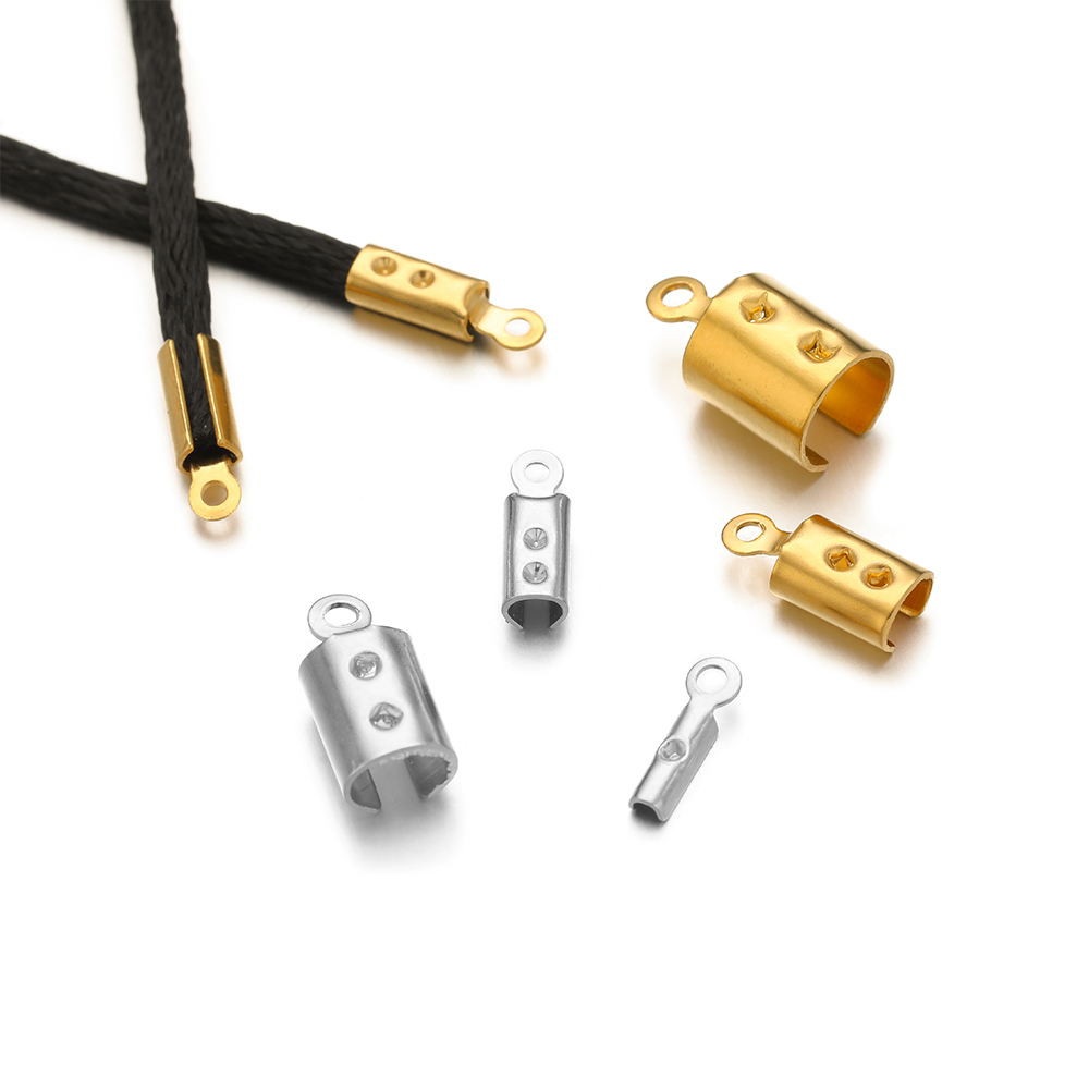 Jewelry Making With Beads - 50pcs Stainless Steel High Quality Crimp