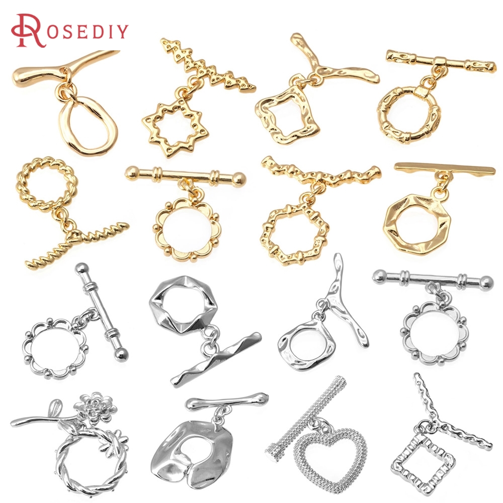 Jewelry Making Set - 6 Sets 18K Gold Color Brass