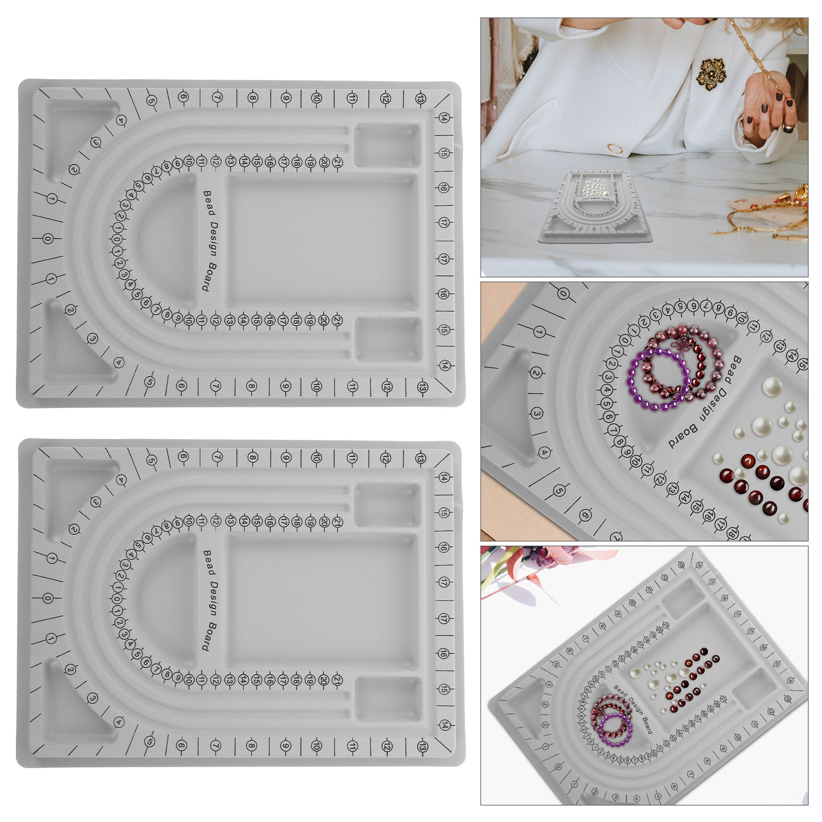 Jewelry Making With Beads - 2Pcs Bead Design Board Jewelry Making