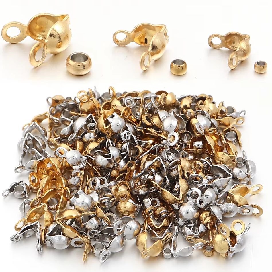 Jewelry Making Set - 40-200pcs Stainless Steel Connector Clasp Crimp