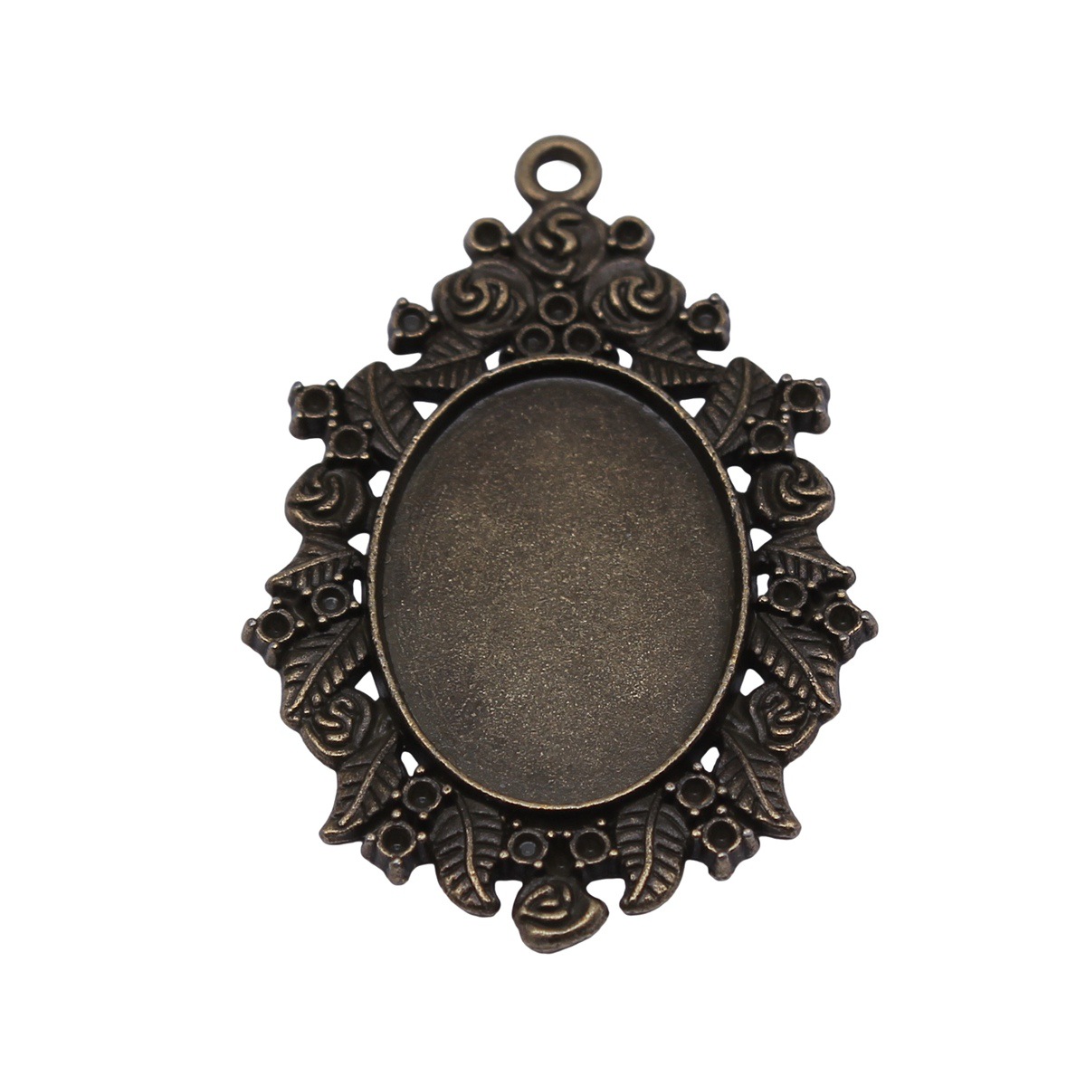 Pendant Blank Bezel - Fit 18x25mm Bezel Tray Setting Alloy