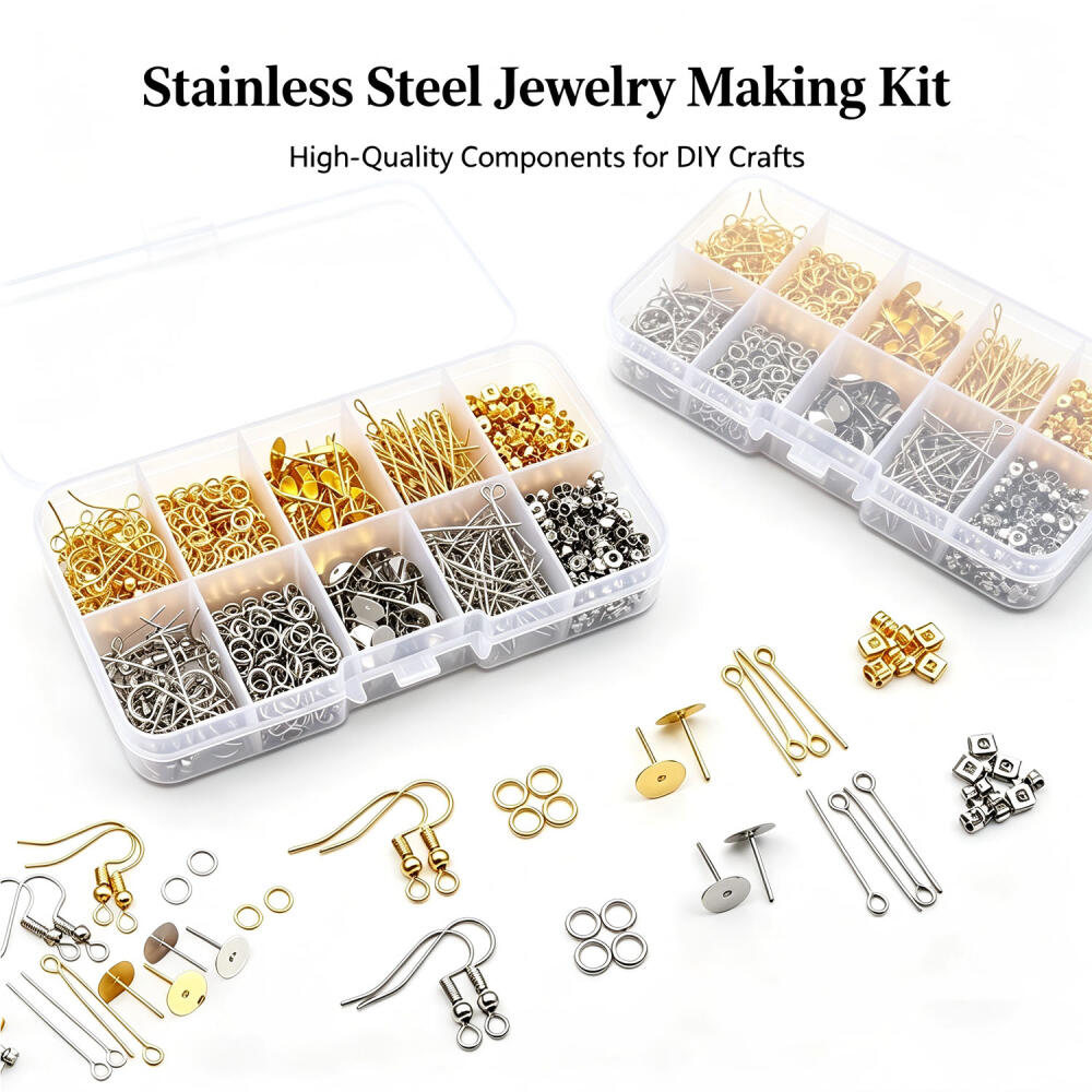 Jewelry Making Organizer Box - 1 Set Box Ear Hook Single