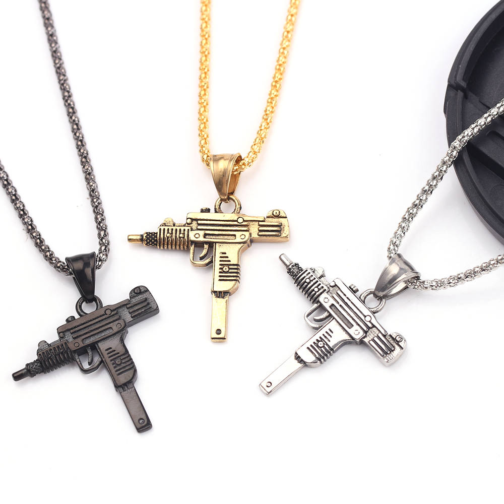 Punk Uzi Pistol Machine Gun Ne - Jewelry Making Equipment ulasan dan harga