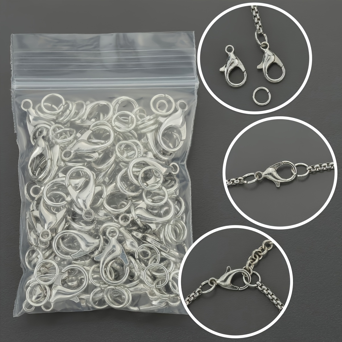 1/2/300pcs Lobster Clasps Open - Jewelry Making Equipment ulasan dan harga