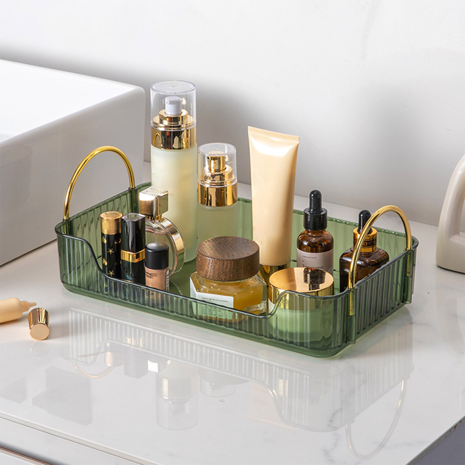 Bathroom Organizer Rack Light  - Jewelry Making Organizer Box ulasan dan harga