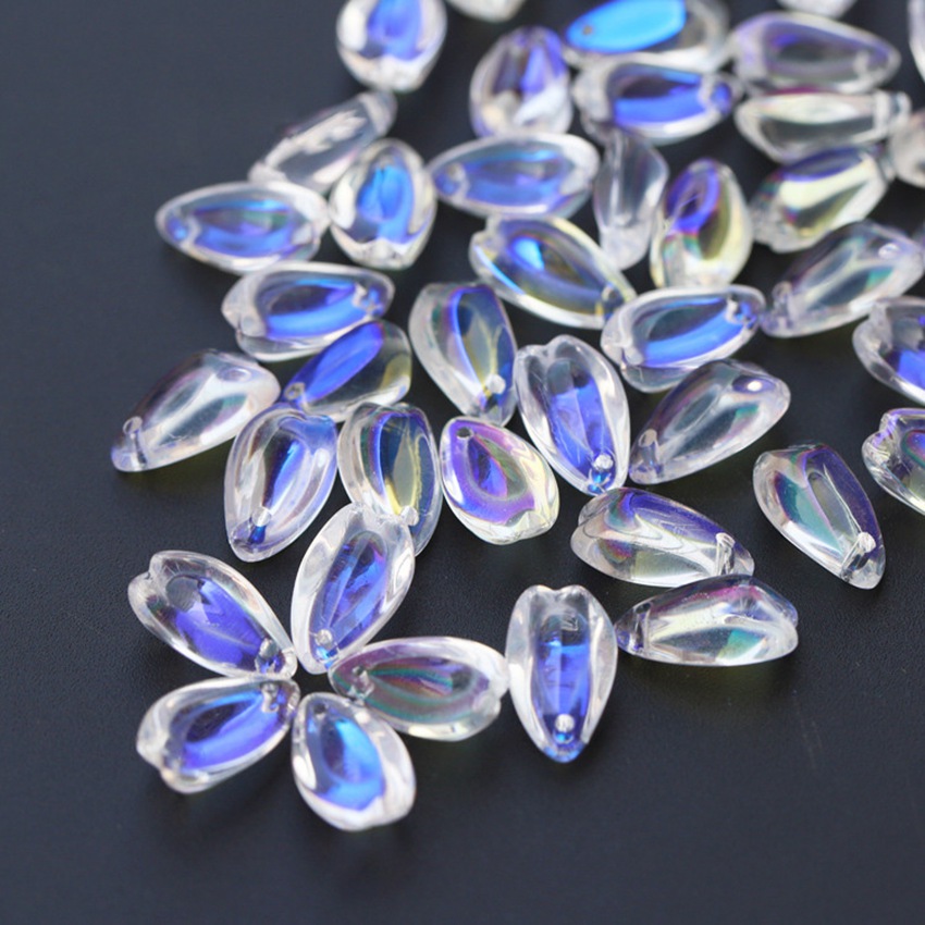10pcs Clear Aurora Moonlight C - Jewelry Making Qc ulasan dan harga