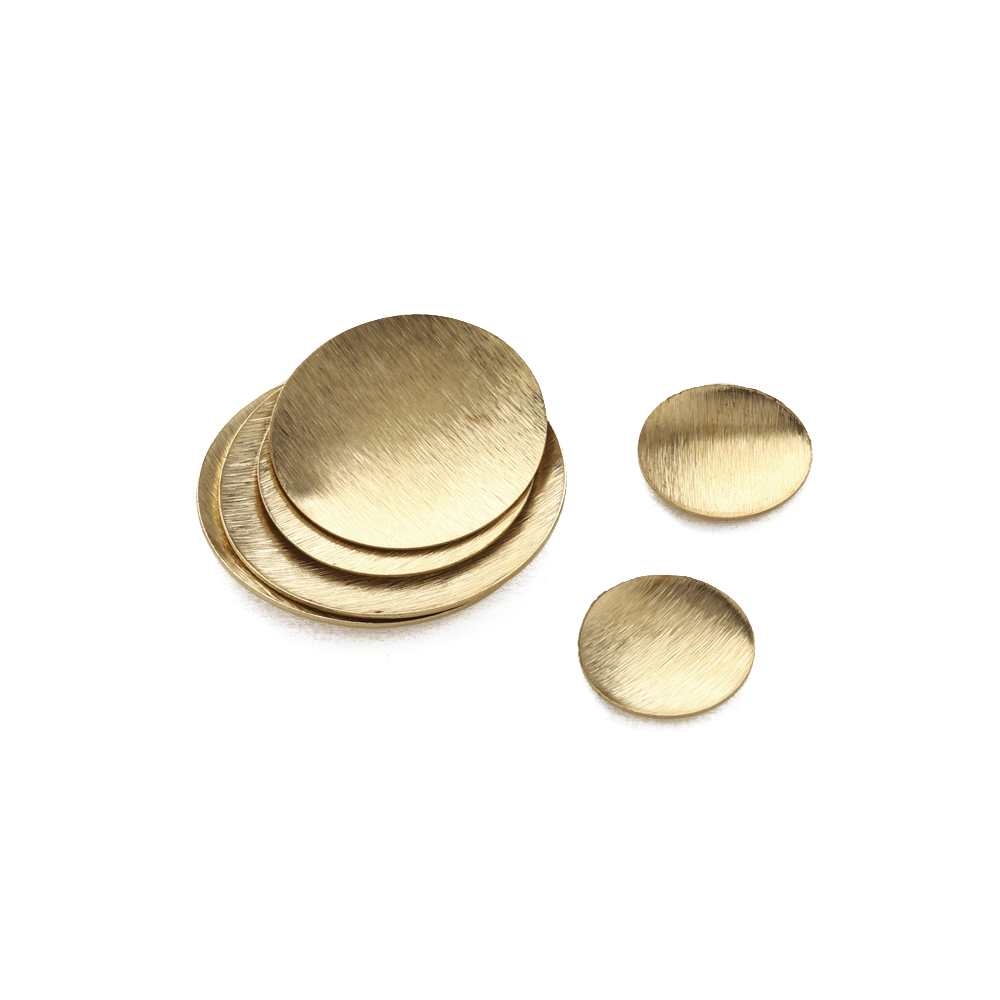 Raw Brass Brushed Round Convex - Jewelry Making Hammer ulasan dan harga