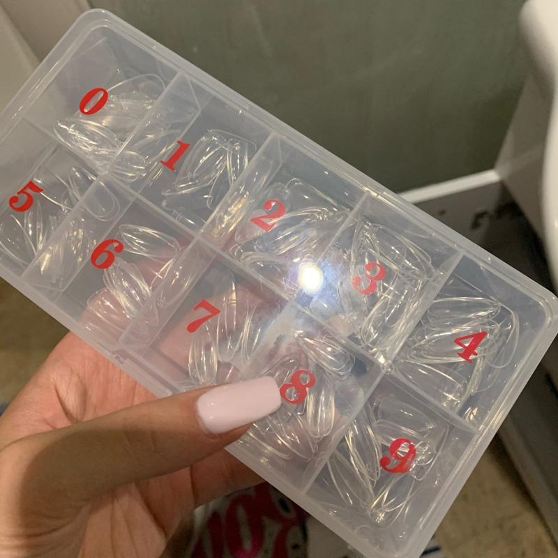 1box Empty Nail Tips Organizer - Jewelry Making Organizer Box ulasan dan harga