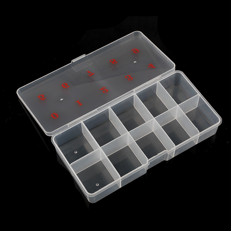 1box Empty Nail Tips Organizer - Jewelry Making Organizer Box ulasan dan harga