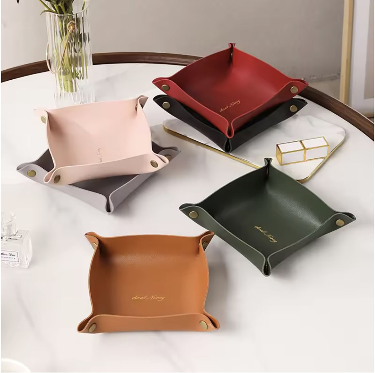 Nordic Style Leather Storage T - Jewelry Making Organizer Box ulasan dan harga