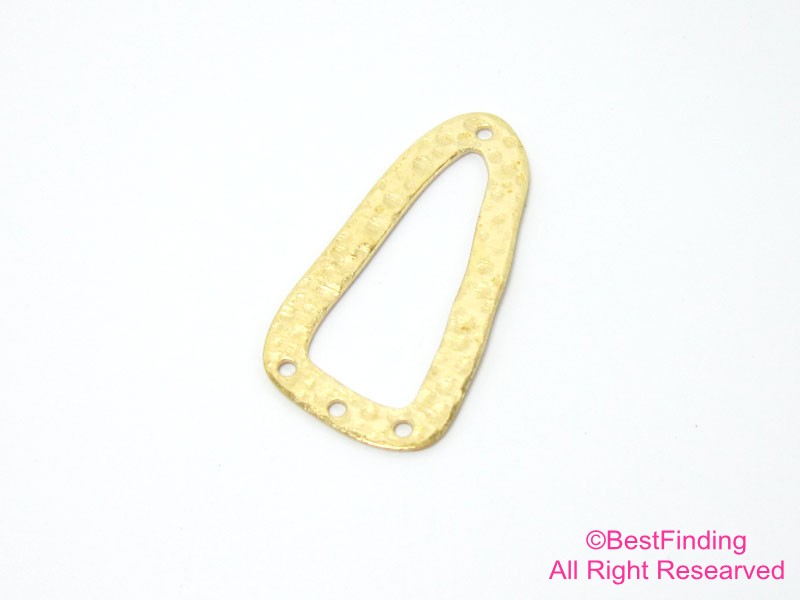 20pcs Hammered Triangle Brass  - Jewelry Making Hammer ulasan dan harga