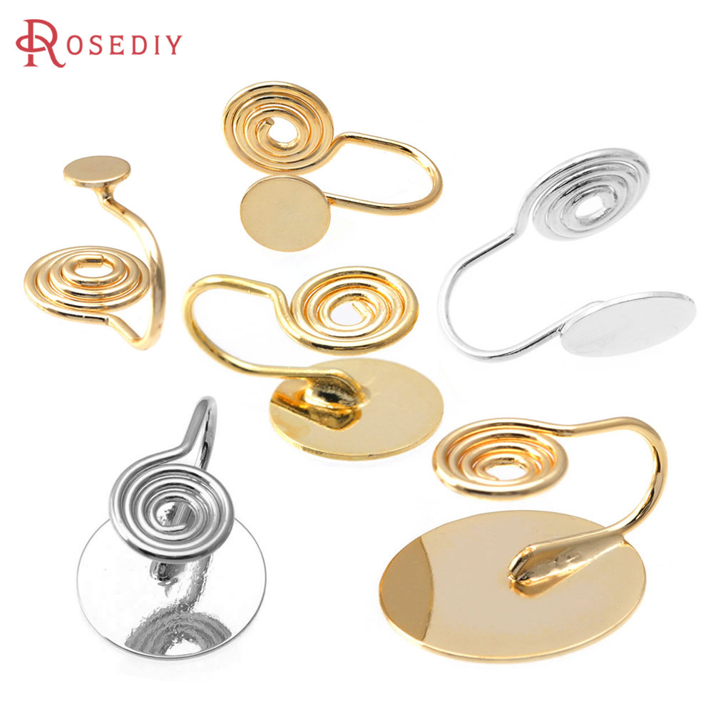 10PCS 4MM~14MM 18K Gold Color  - Jewelry Making Set ulasan dan harga