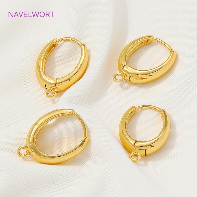 18K Gold Plated Brass Earwires - Jewelry Making Set ulasan dan harga