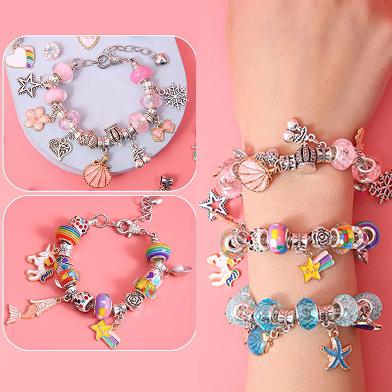 ﻿Girls DIY Bracelet Set Handm - Jewelry Making Qc ulasan dan harga