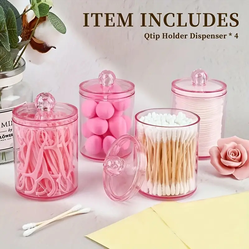 Transparent Cotton Swab Storag - Jewelry Making Organizer Box ulasan dan harga