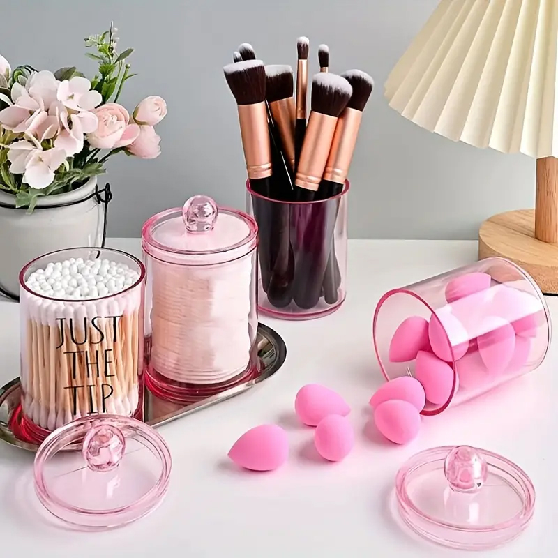 Transparent Cotton Swab Storag - Jewelry Making Organizer Box ulasan dan harga