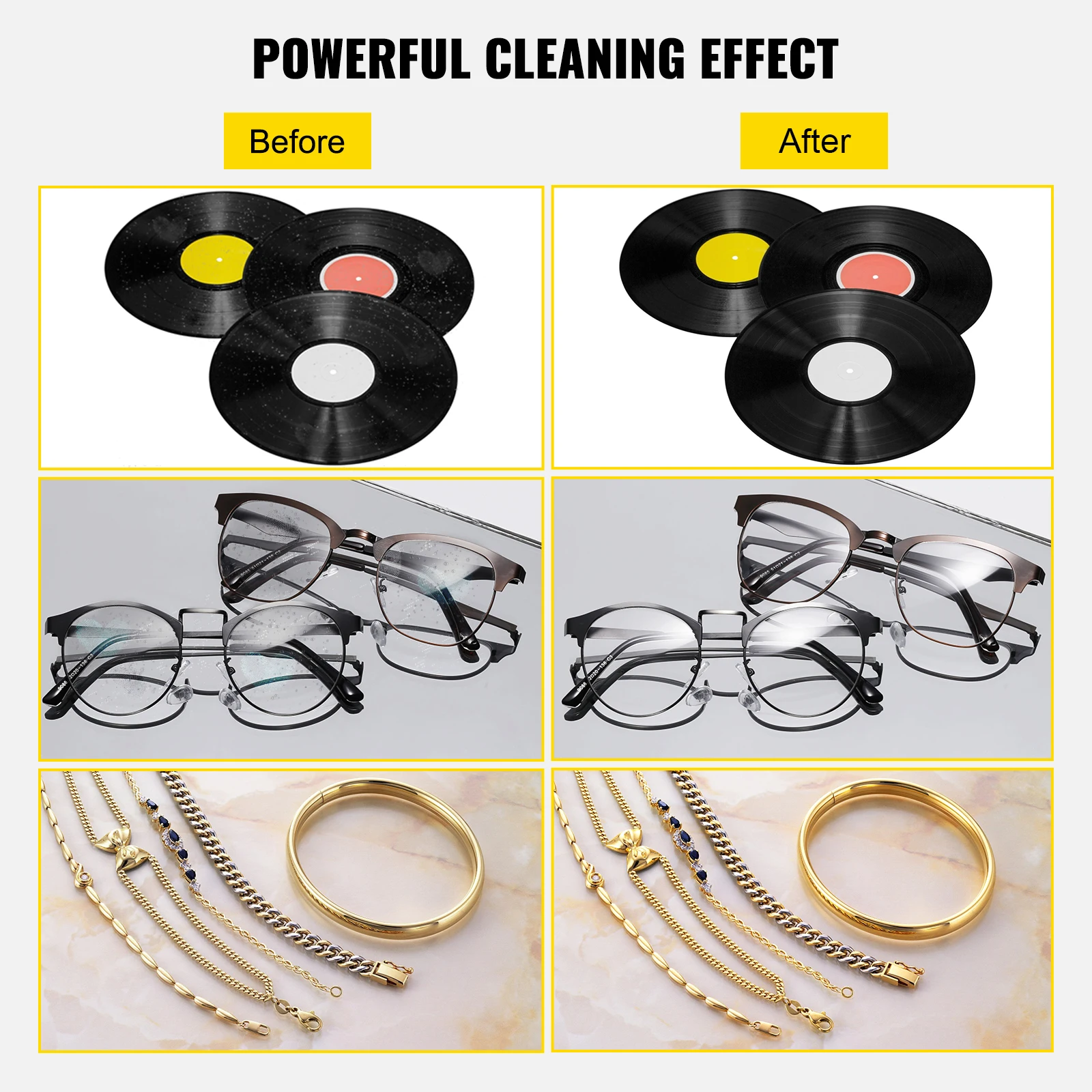 SIHAO 6L Vinyl Record Cleaner  - Jewelry Making Equipment ulasan dan harga