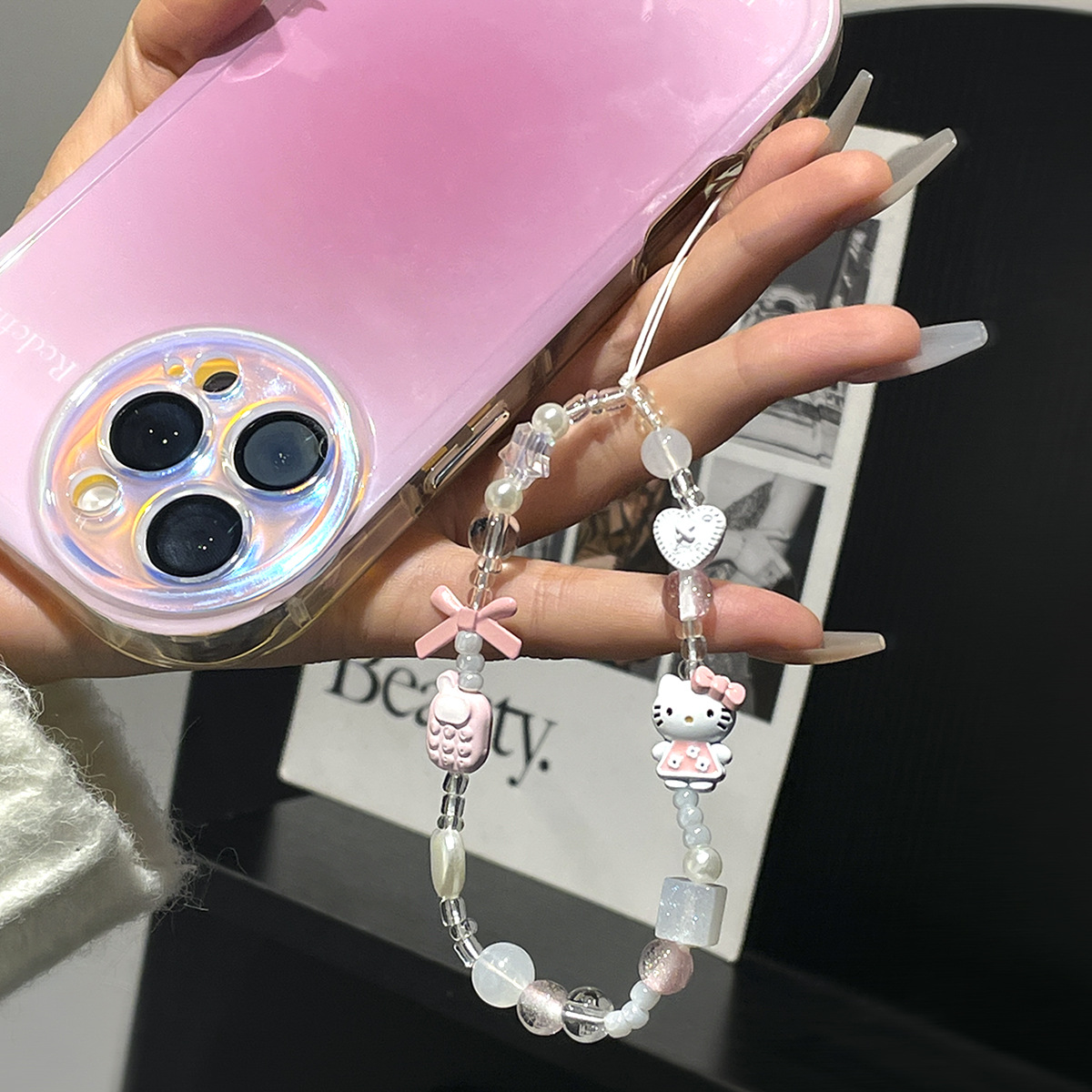Ins Sweet Kawaii Hello Kitty   - Jewelry Making With Beads ulasan dan harga