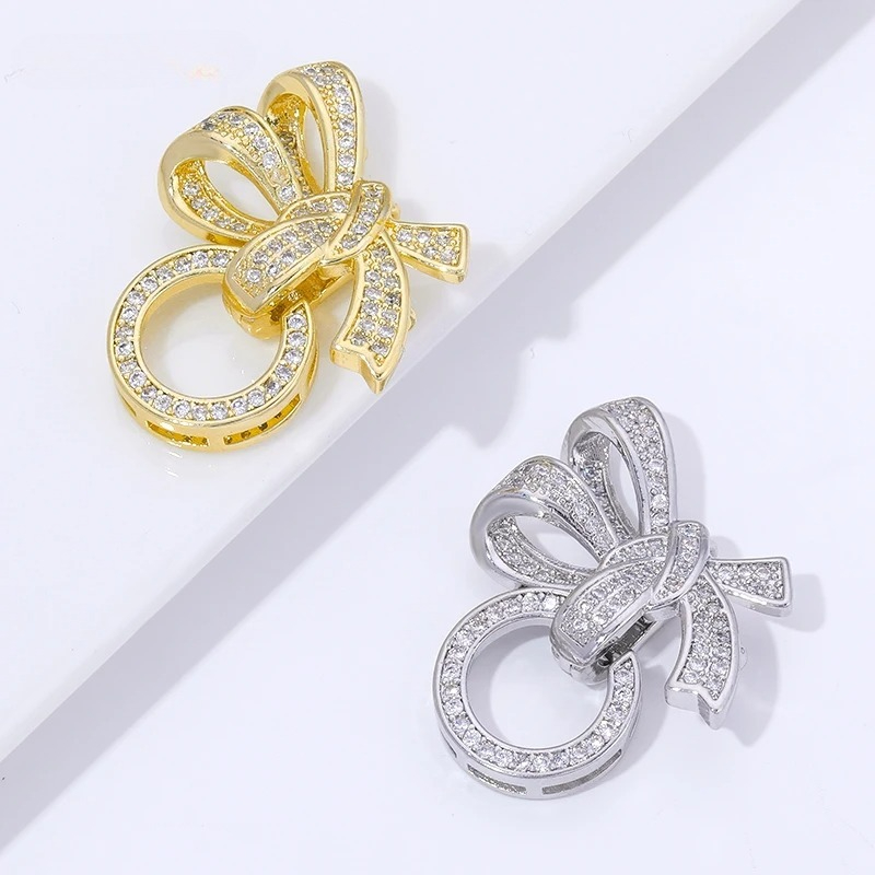18K Gold Plated Pearl Clasps C - Jewelry Making Equipment ulasan dan harga