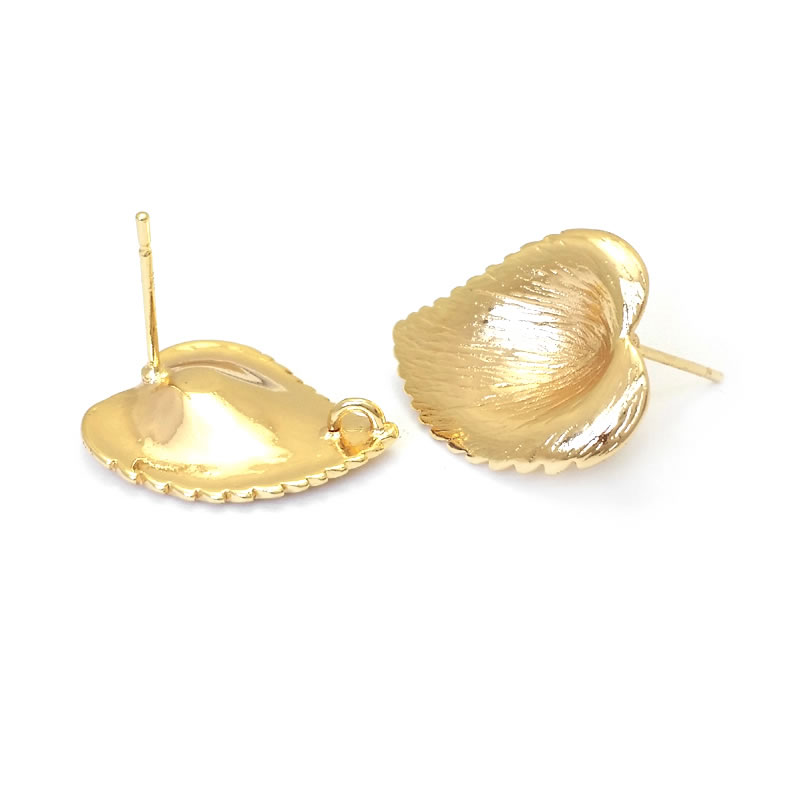 18K Gold Color Brass Lotus Lea - Jewelry Making Set ulasan dan harga