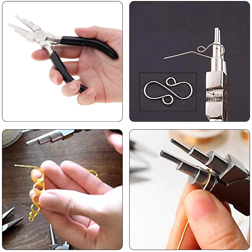 Wire Wrapping 6 in 1 Wire Bend - Jewelry Making Round Nose Pliers ulasan dan harga
