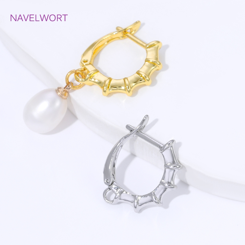 18K Gold Plated Smooth Earring - Jewelry Making Set ulasan dan harga