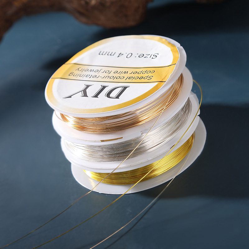 1Roll Silver Copper Wire 0.3/0 - Jewelry Making Equipment ulasan dan harga