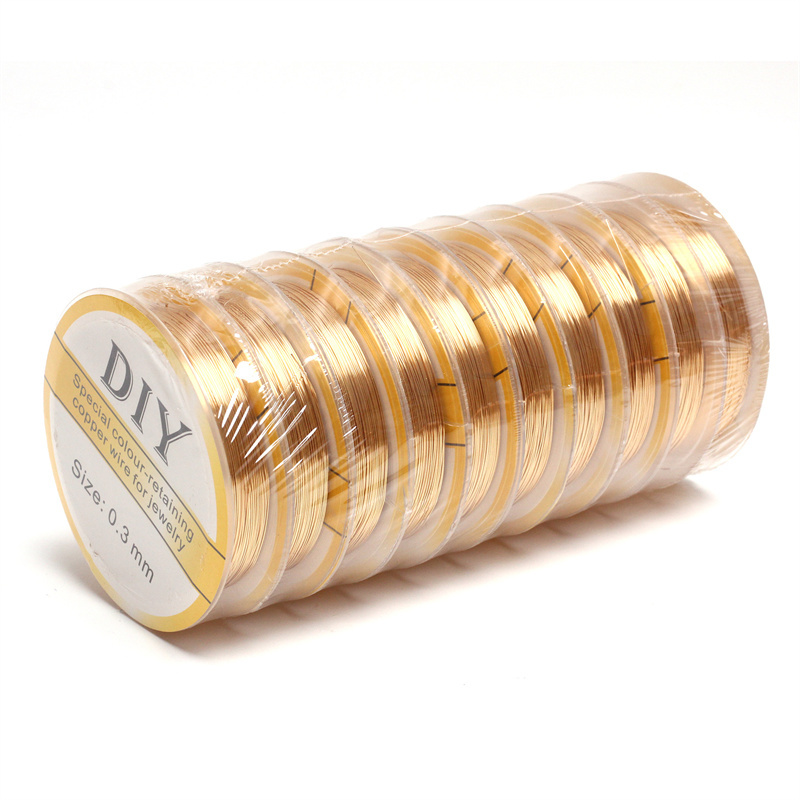 1Roll Silver Copper Wire 0.3/0 - Jewelry Making Equipment ulasan dan harga