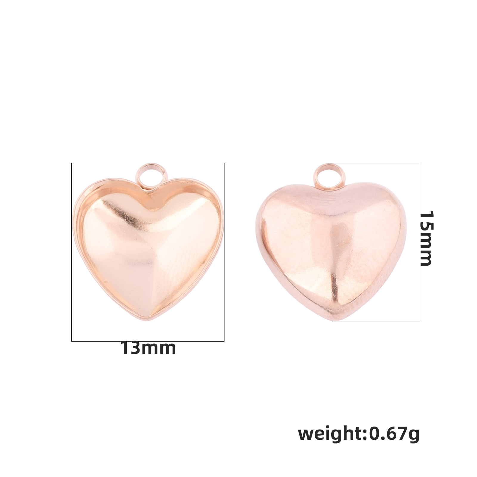 20pcs Stainless Steel 12mm Hea - Pendant Blank Bezel ulasan dan harga