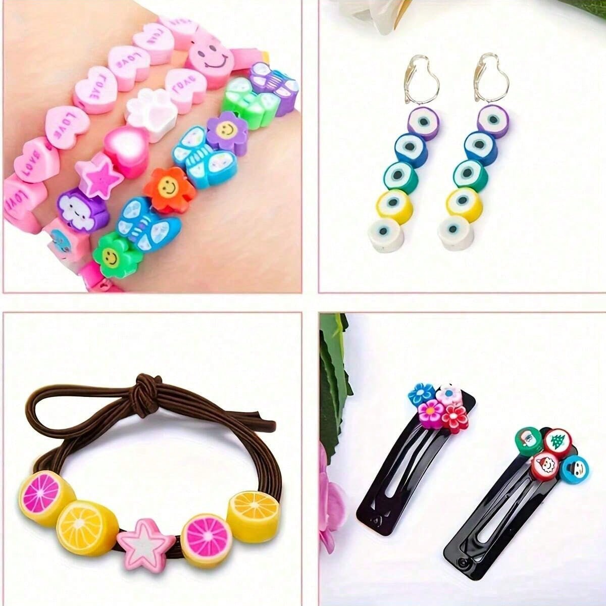 1450/1200/250pcs Polymer Clay  - Jewelry Making Organizer Box ulasan dan harga