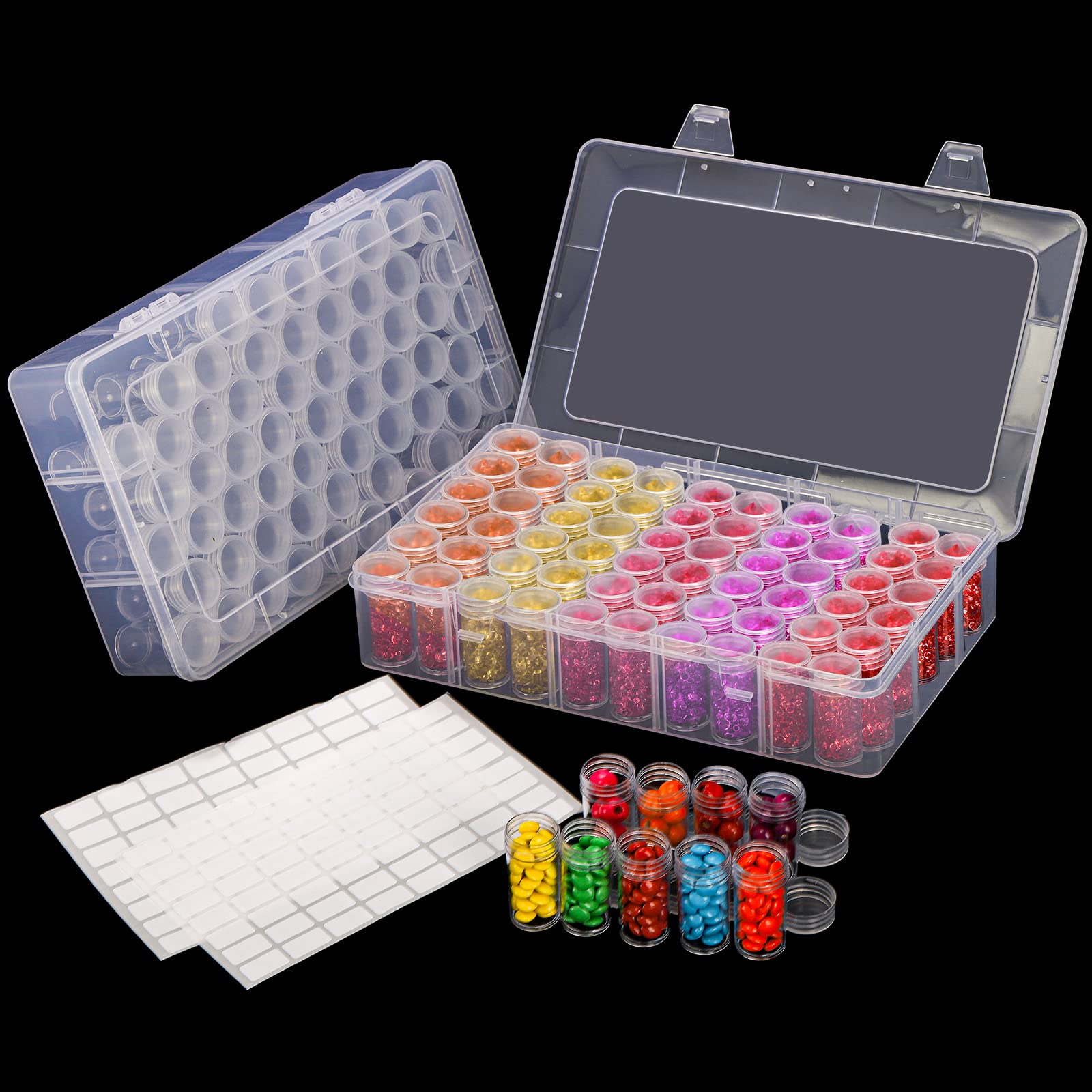 1pc 24/30//38/60 Slots Plastic - Jewelry Making Organizer Box ulasan dan harga