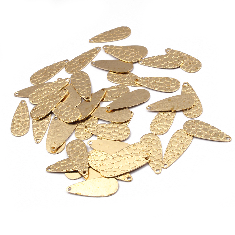 40Pcs Raw Brass Hammered Textu - Jewelry Making Hammer ulasan dan harga