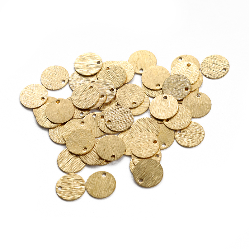 40Pcs Raw Brass Hammered Textu - Jewelry Making Hammer ulasan dan harga