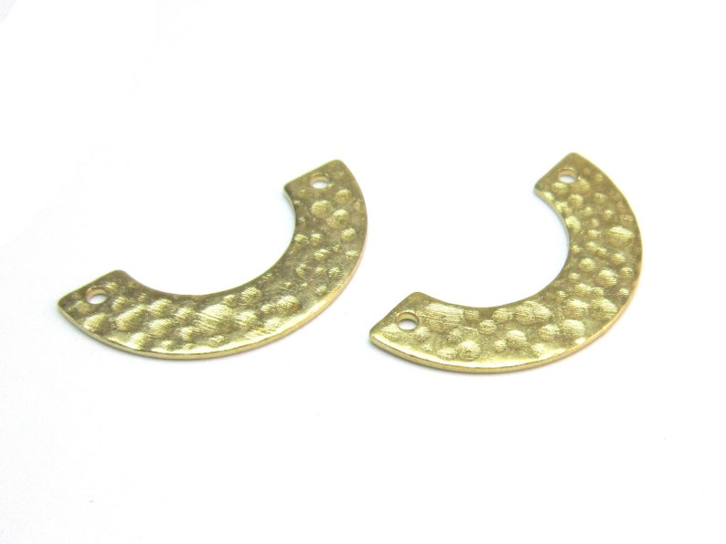 20pcs Brass Charms, Arched Ear - Jewelry Making Hammer ulasan dan harga
