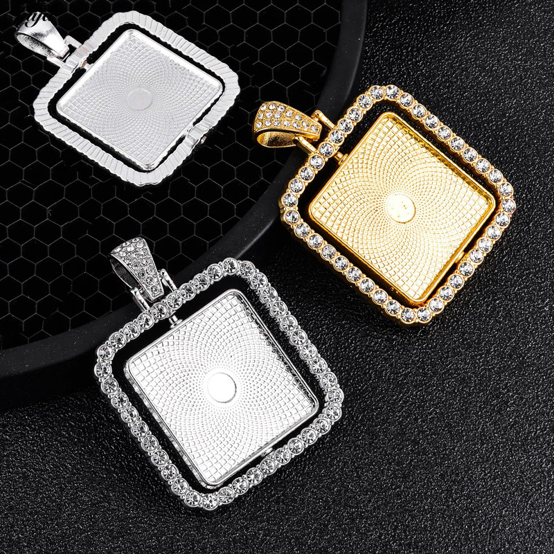 3PCS Double Sided Pendant Base - Pendant Blank Bezel ulasan dan harga