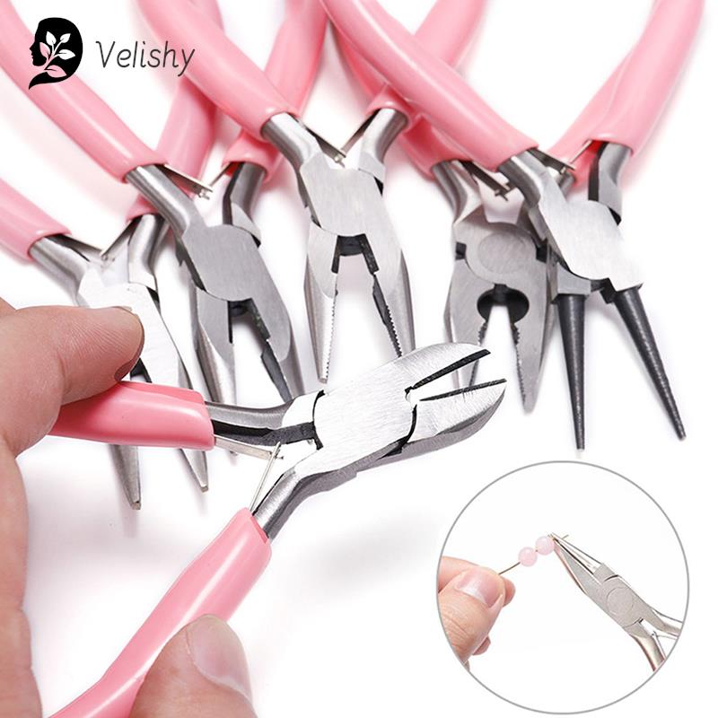 1PC Mini Pliers Diagonal Round - Jewelry Making Round Nose Pliers ulasan dan harga