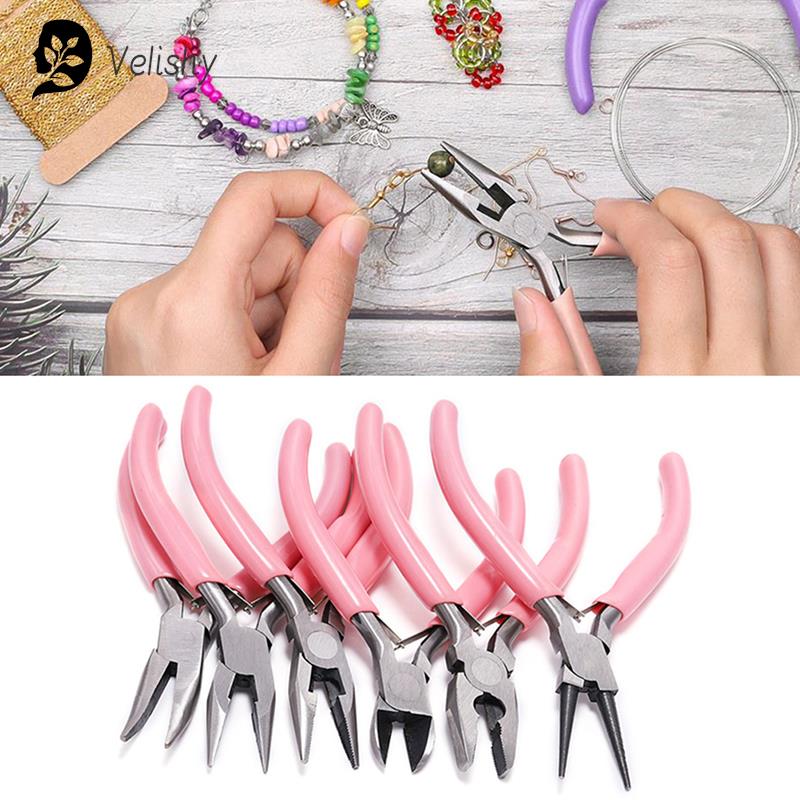 1PC Mini Pliers Diagonal Round - Jewelry Making Round Nose Pliers ulasan dan harga