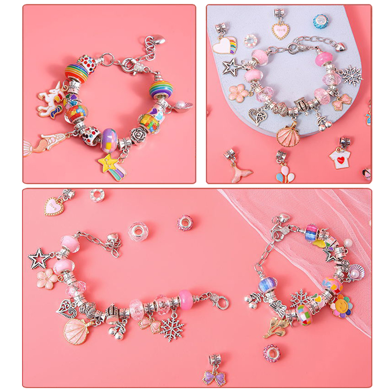 ﻿Bracelet DIY Making Set Hand - Jewelry Making Qc ulasan dan harga