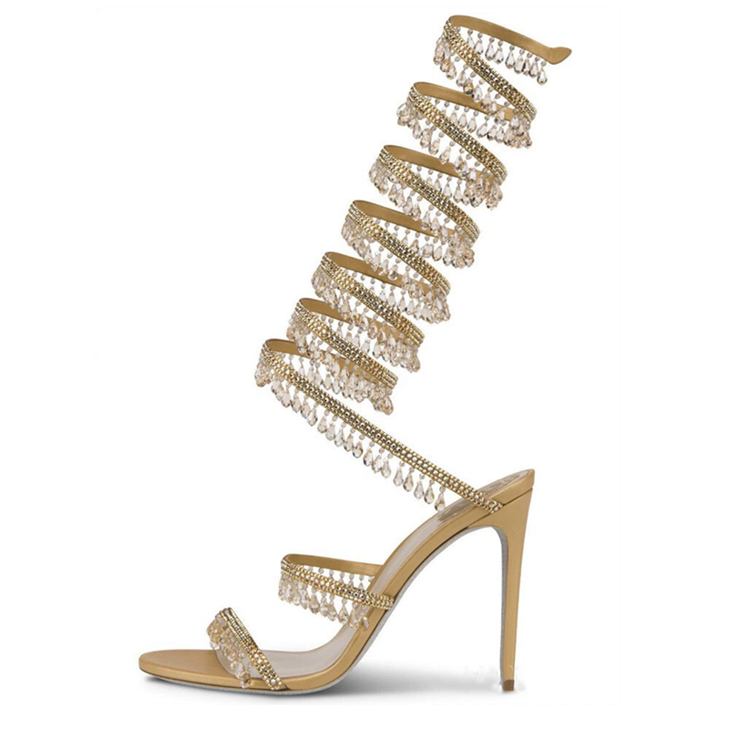 Thin high-heeled sandals summe - Jewelry Making With Beads ulasan dan harga