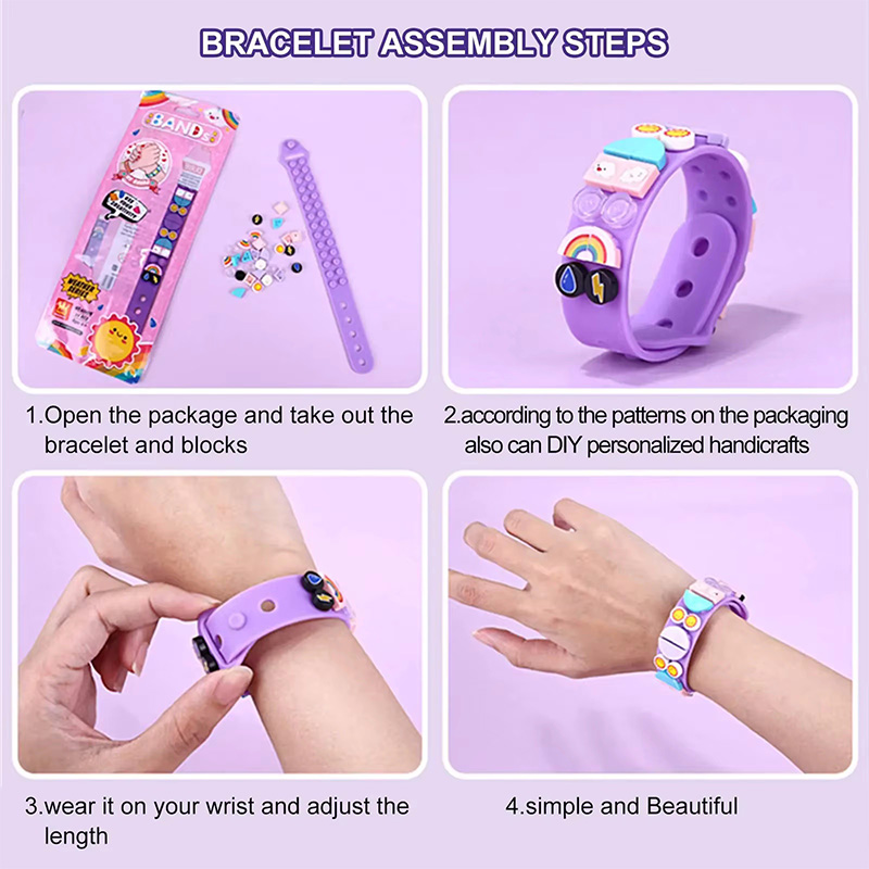 6Pcs/set Kids Building Blocks  - Jewelry Making Set ulasan dan harga