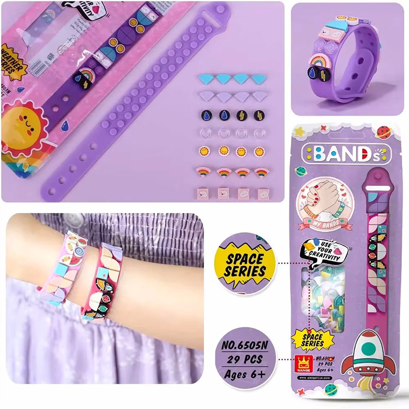 6Pcs/set Kids Building Blocks  - Jewelry Making Set ulasan dan harga