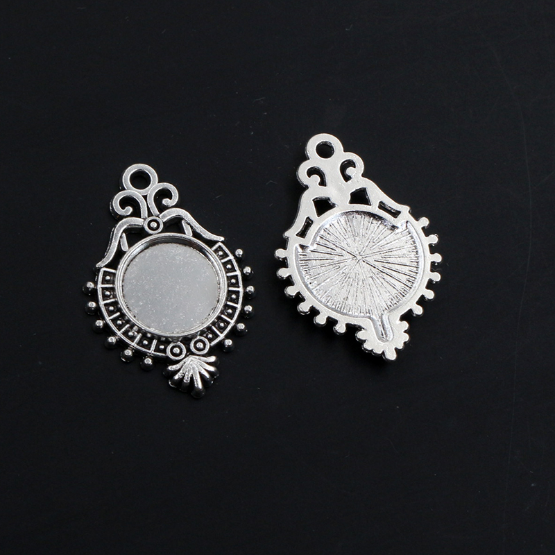 20pcs 10mm Inner Size Vintage  - Pendant Blank Bezel ulasan dan harga