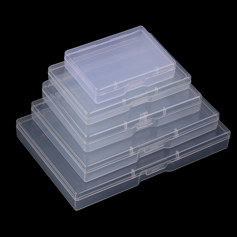 Transparent Plastic Box Rectan - Jewelry Making Organizer Box ulasan dan harga