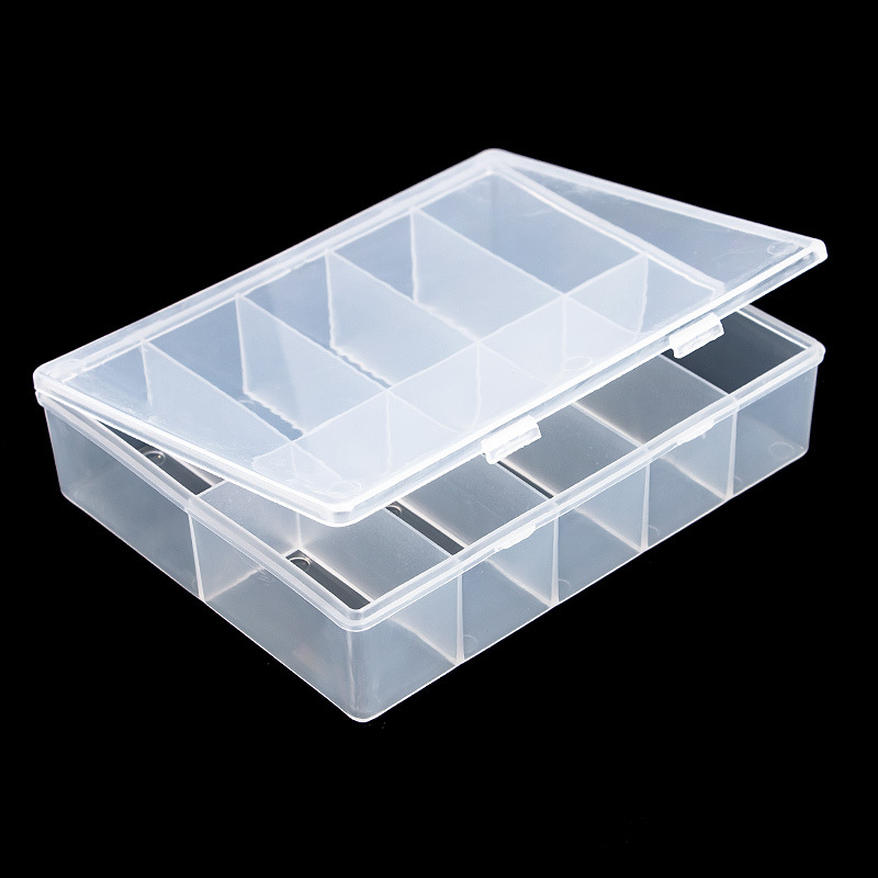 10 Grids Empty Clear Storage B - Jewelry Making Organizer Box ulasan dan harga