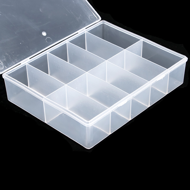 10 Grids Empty Clear Storage B - Jewelry Making Organizer Box ulasan dan harga