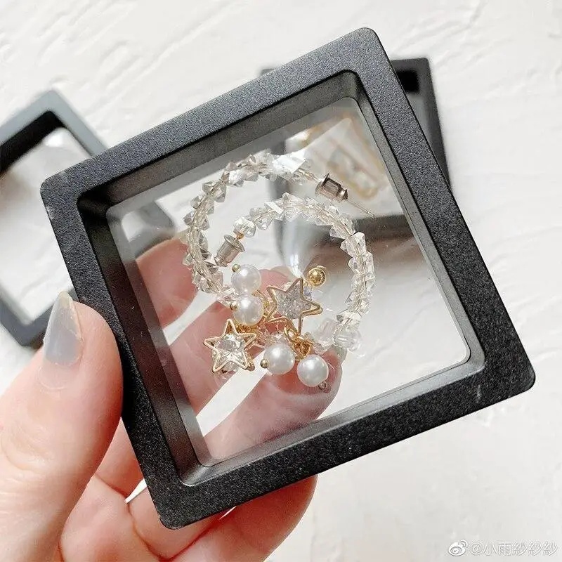 20Pcs Clearview 3D Floating Di - Jewelry Making Organizer Box ulasan dan harga