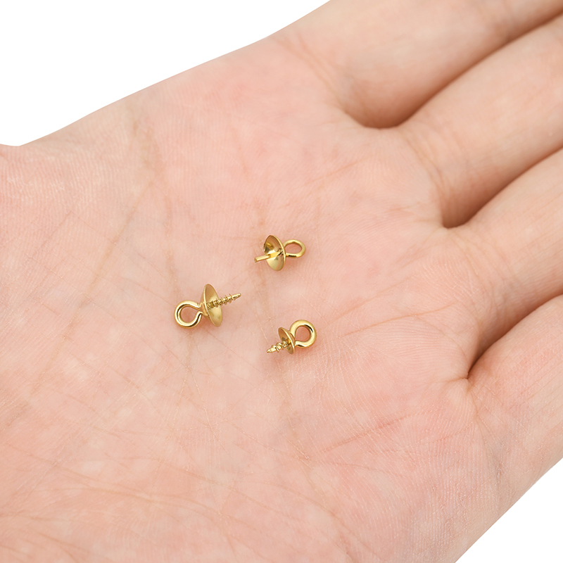 20pcs Stainless Steel Pearl Pe - Jewelry Making With Beads ulasan dan harga